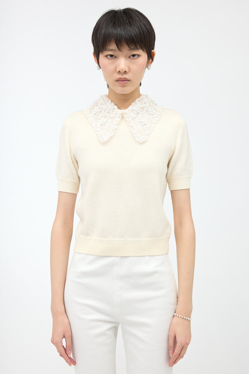 Miu Miu 2020 Wool Collared Sweater