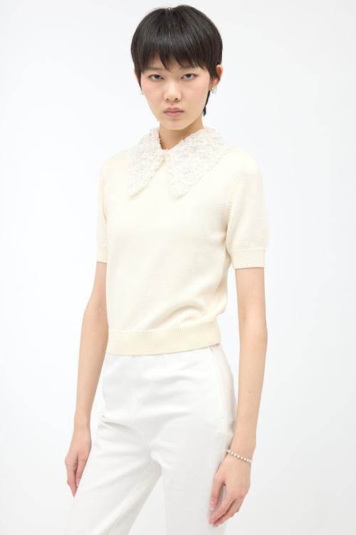 Miu Miu 2020 Wool Collared Sweater