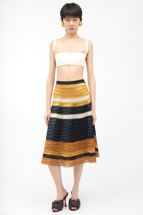 Prada Vintage Cropped Twill Top