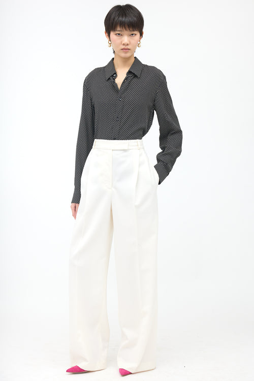 Róhe Wool Wide Leg Trouser