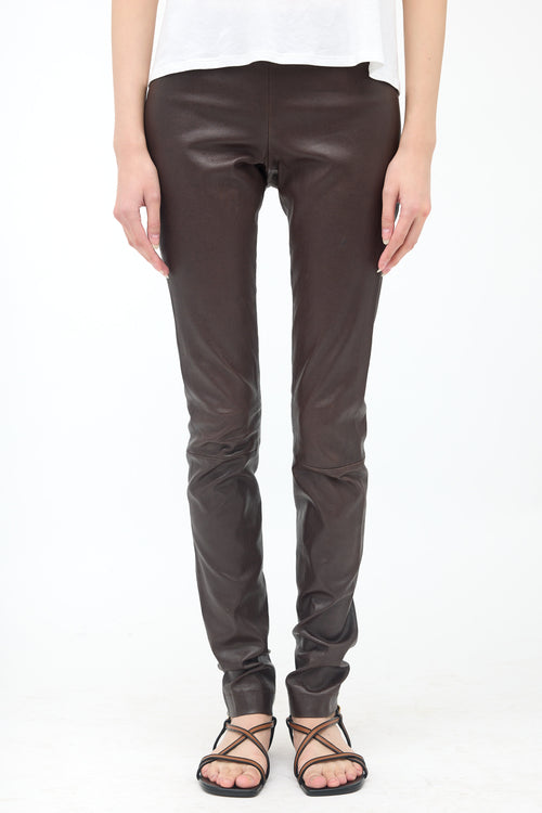 The Row Leather Legging