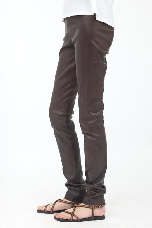 The Row Leather Legging