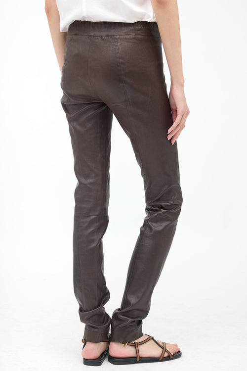 The Row Leather Legging