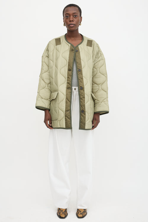 The Frankie Shop Teddy Quilted Jacket