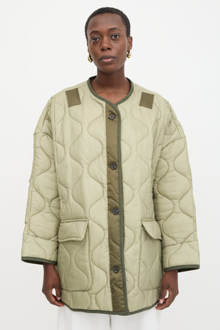 The Frankie Shop Teddy Quilted Jacket