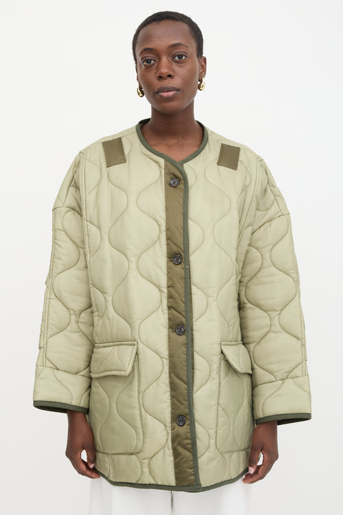 The Frankie Shop Teddy Quilted Jacket