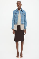 Loewe Denim Anagram Jacket