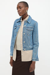 Loewe Denim Anagram Jacket