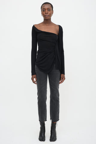 Rick Owens FW 2007 Jersey Draped Top