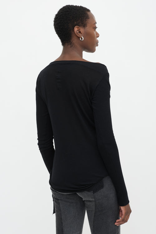 Rick Owens FW 2007 Jersey Draped Top