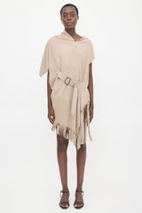Junya Watanabe SS 2013 Draped Faux Suede Dress