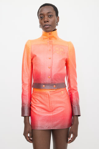 Courrèges Vinyl Logo Co-Ord Set