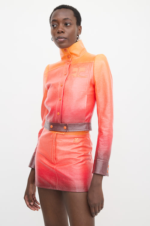 Courrèges Vinyl Logo Co-Ord Set