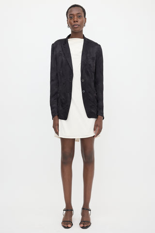 Dries Van Noten Satin Jacquard Blazer