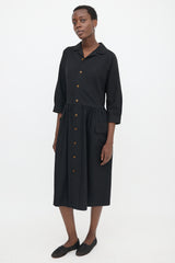 Comme des Garçons SS 2019 Ruched Shirt Dress