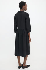 Comme des Garçons SS 2019 Ruched Shirt Dress