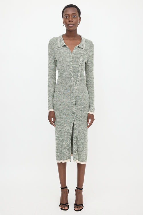 Christopher Esber Ribbed Knit Dress