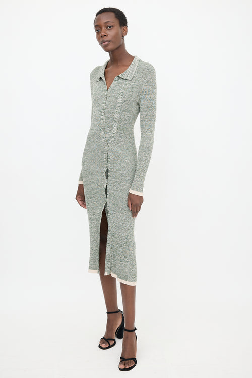 Christopher Esber Ribbed Knit Dress