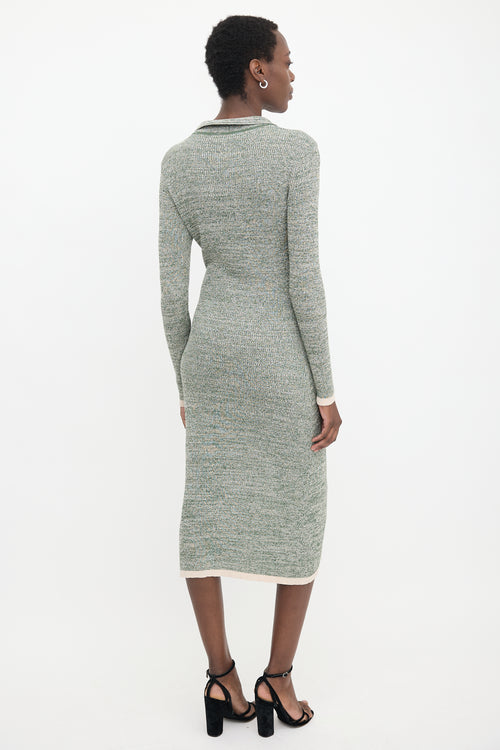 Christopher Esber Ribbed Knit Dress