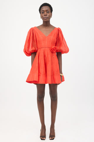 Zimmermann Linen Tranquility Flip Dress