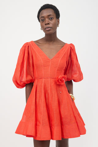 Zimmermann Linen Tranquility Flip Dress
