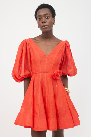 Zimmermann Linen Tranquility Flip Dress