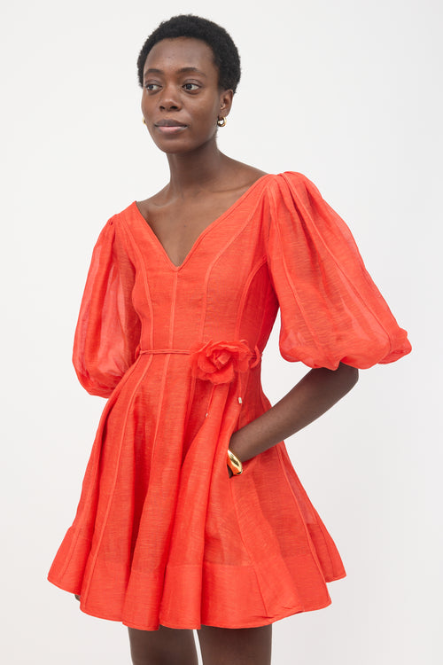 Zimmermann Linen Tranquility Flip Dress