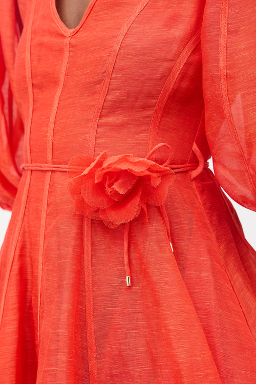 Zimmermann Linen Tranquility Flip Dress