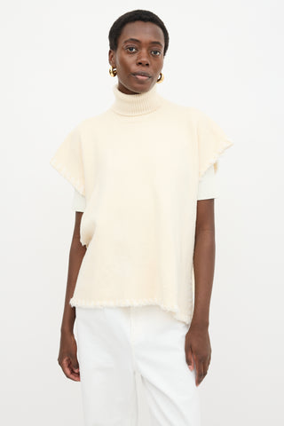 See By Chloé Wool Whipstitch Cape