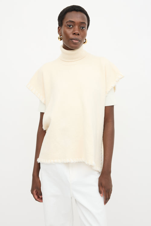 See By Chloé Wool Whipstitch Cape