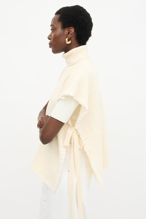 See By Chloé Wool Whipstitch Cape