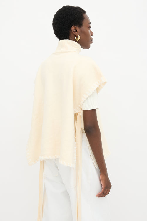 See By Chloé Wool Whipstitch Cape