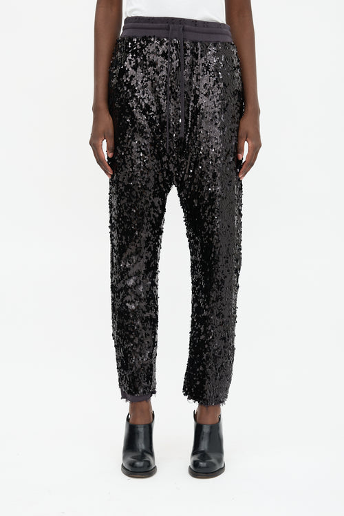 R13 Sequin Field Sweatpant