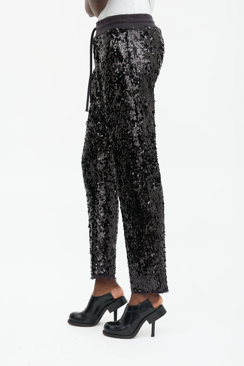 R13 Sequin Field Sweatpant