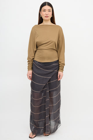 Khaite Jersey Juno Dolman Top