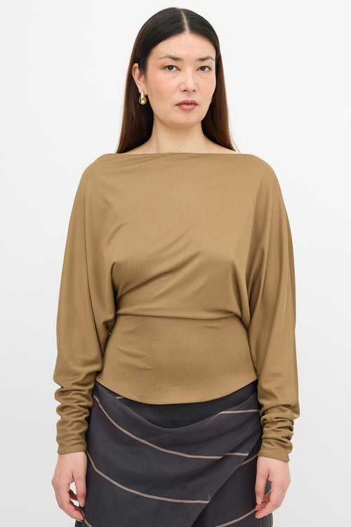 Khaite Jersey Juno Dolman Top