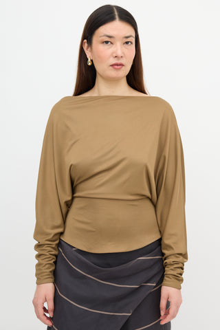 Khaite Jersey Juno Dolman Top