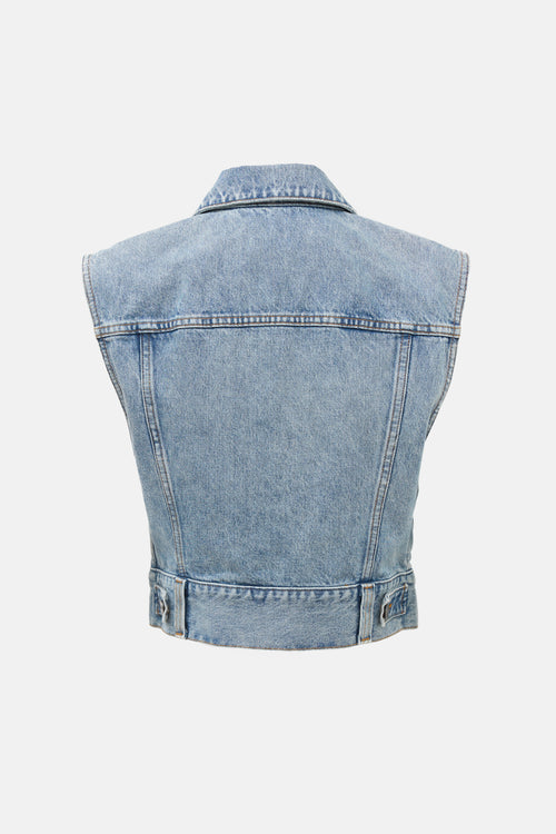 Khaite Denim Lizzo Vest