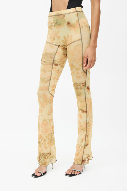 KNWLS Yellow Halcyon Floral Tight