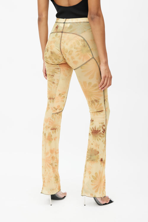 KNWLS Yellow Halcyon Floral Tight