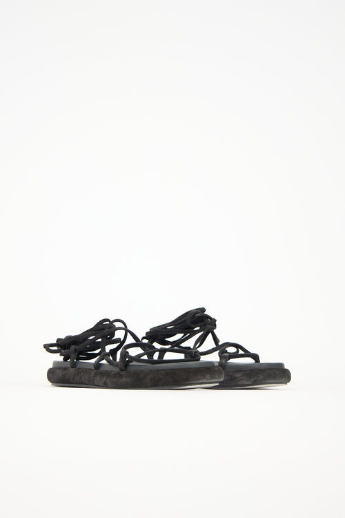 Khaite Suede Alba Sandal