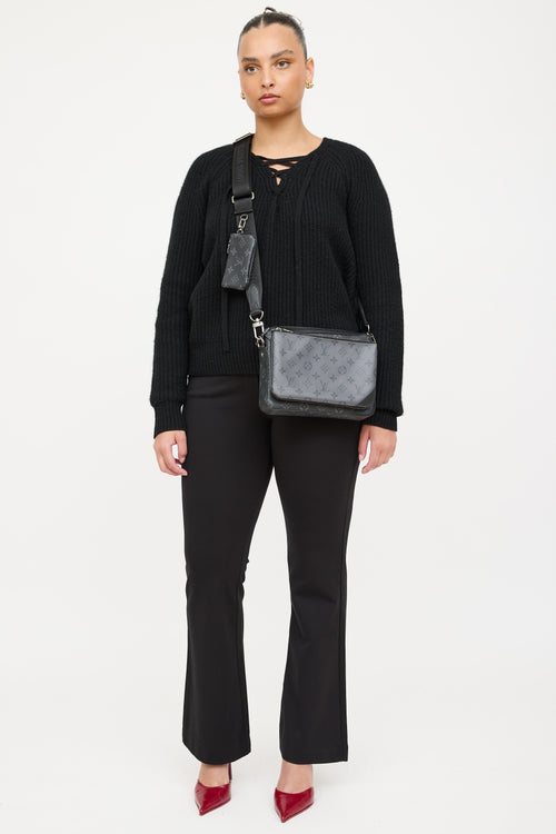 Louis Vuitton Monogram Eclipse Trio Messenger Bag