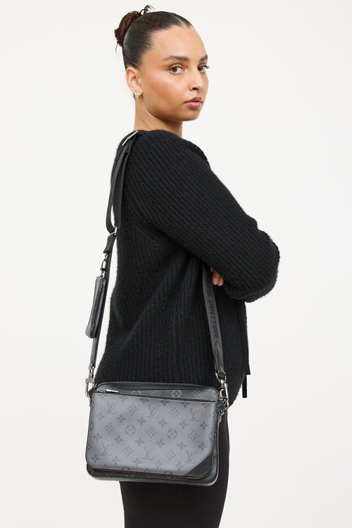 Louis Vuitton Monogram Eclipse Trio Messenger Bag