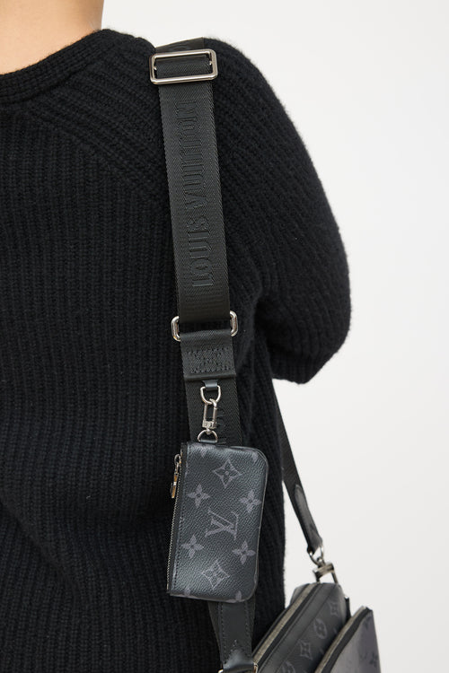 Louis Vuitton Monogram Eclipse Trio Messenger Bag