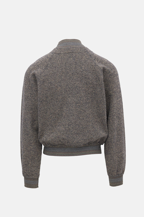 Kapital Marled Knit Varsity Jacket