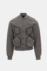Kapital Marled Knit Varsity Jacket