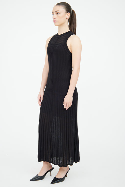 Karen Millen Black Knit Maxi Dress