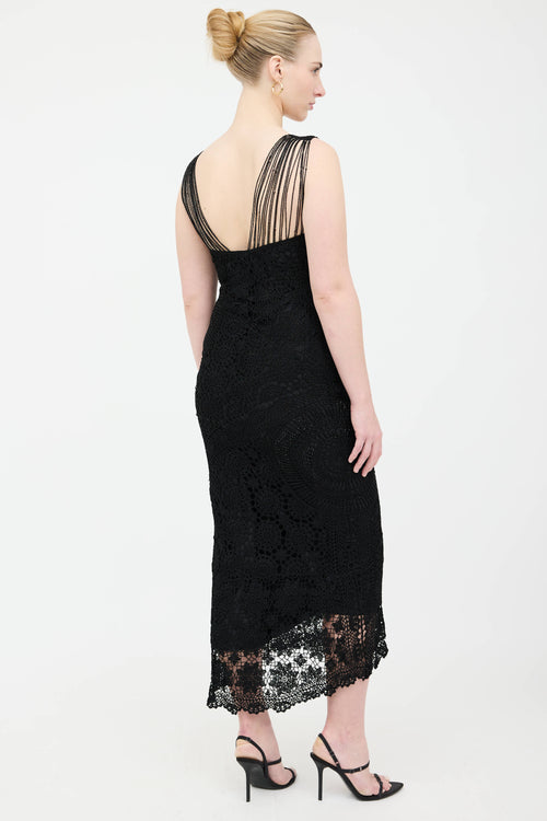 Karen Millen Crochet Beaded Dress