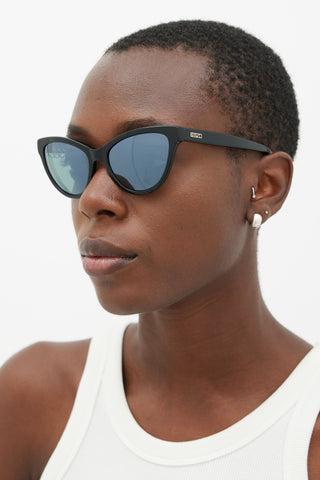 Kenzo Black & Blue KZ3194 Tapered Sunglasses