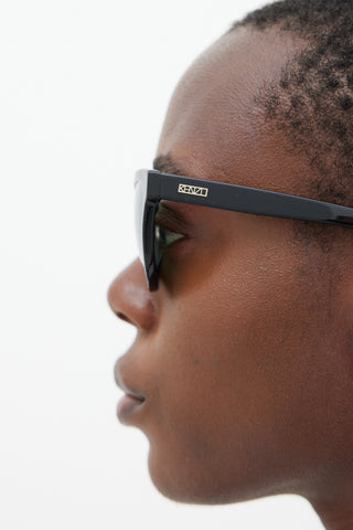 Kenzo Black & Blue KZ3194 Tapered Sunglasses